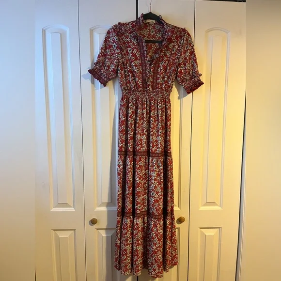 Max studio floral tiered maxi dress - Picture 4 of 11